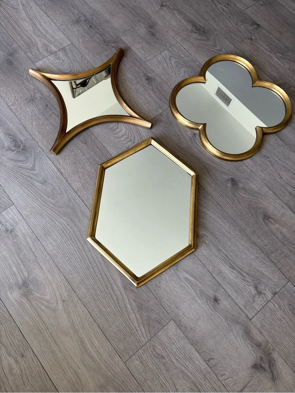 West Elm Gold Mirror Wall Decor